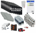 150KW Complete Offgrid Solar Kit + 8x 15K Sol-Ark Inverter + 32kWh OMO 48V